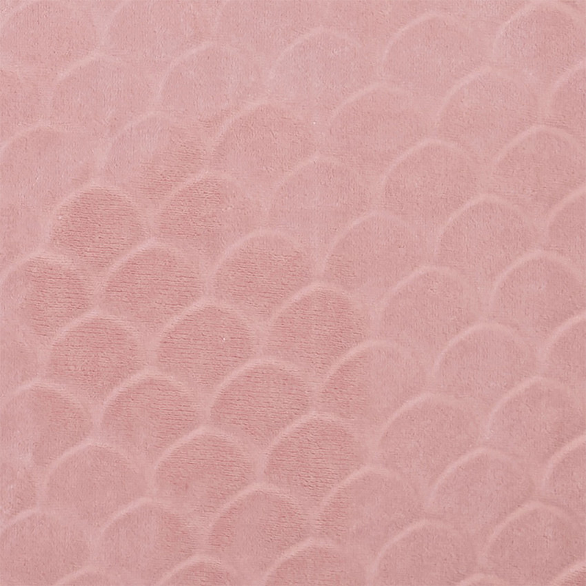 Couverture Wavy - Vieux rose - Lapidou - 100x75 cm 
