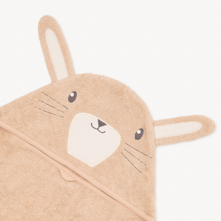 Cape de bain Lapin - 80x80 cm 