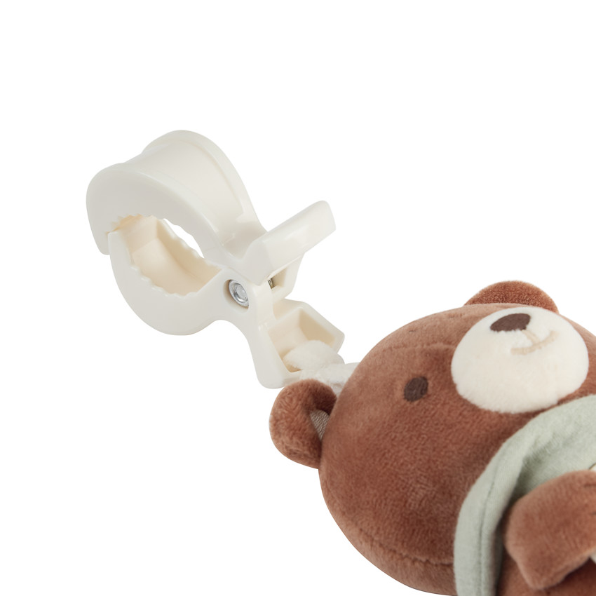 Peluche d'activités à suspendre ourson Roi des Forêts 