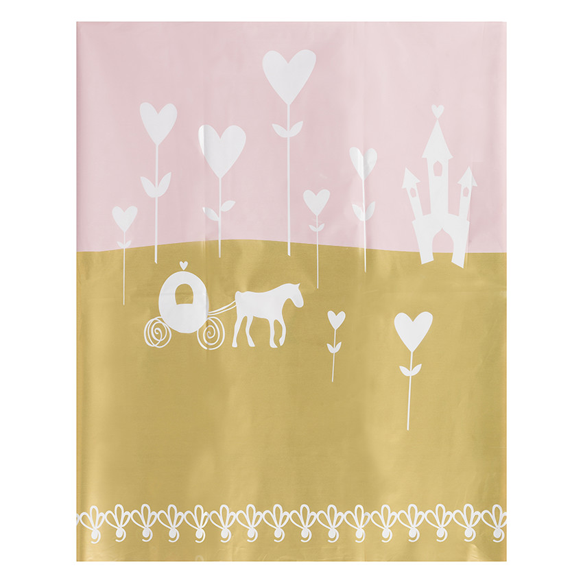 Nappe d'anniversaire motif fantaisie 110 x 180 cm 