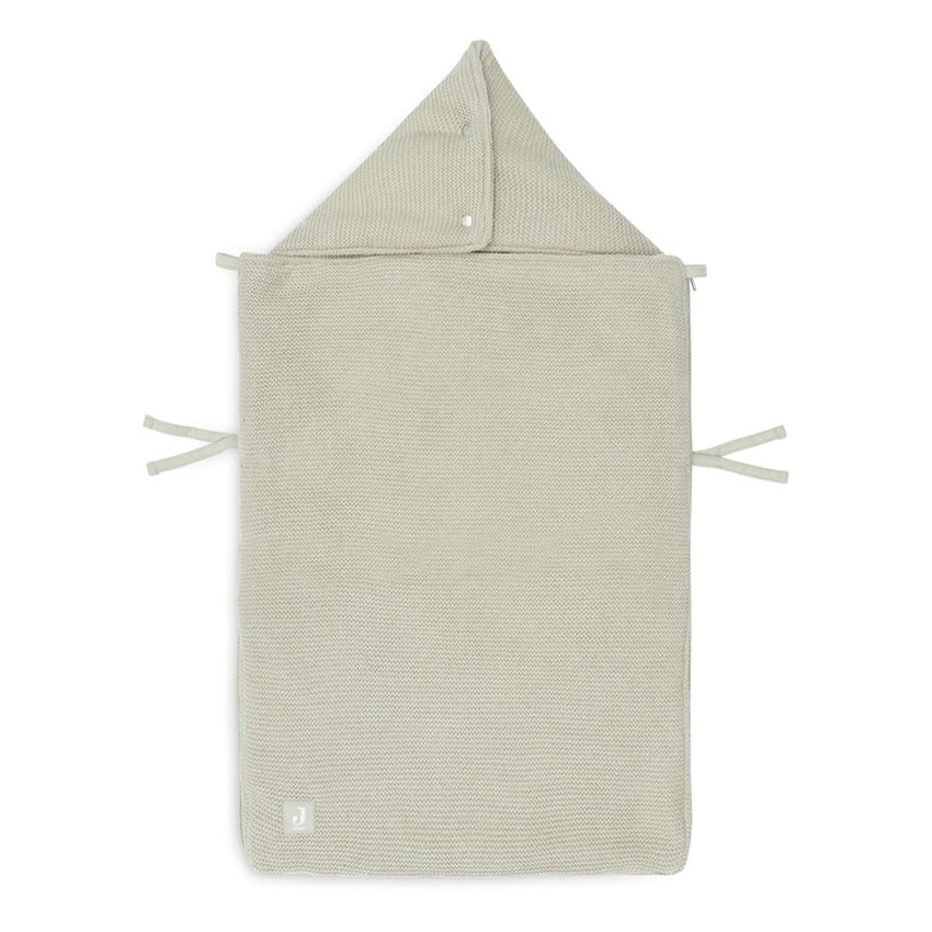 Nid d'ange Basic Knit pour siège-auto 0+ et poussette - Vert Olive 