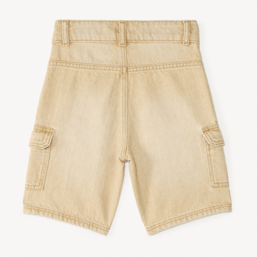 Bermuda style cargo en denim pour garçon 