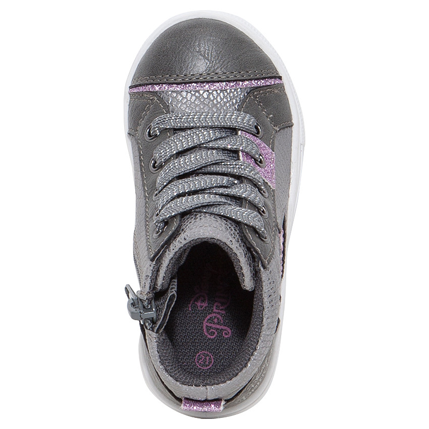 Bottillons argentés avec patch étoile Disney Raiponce 