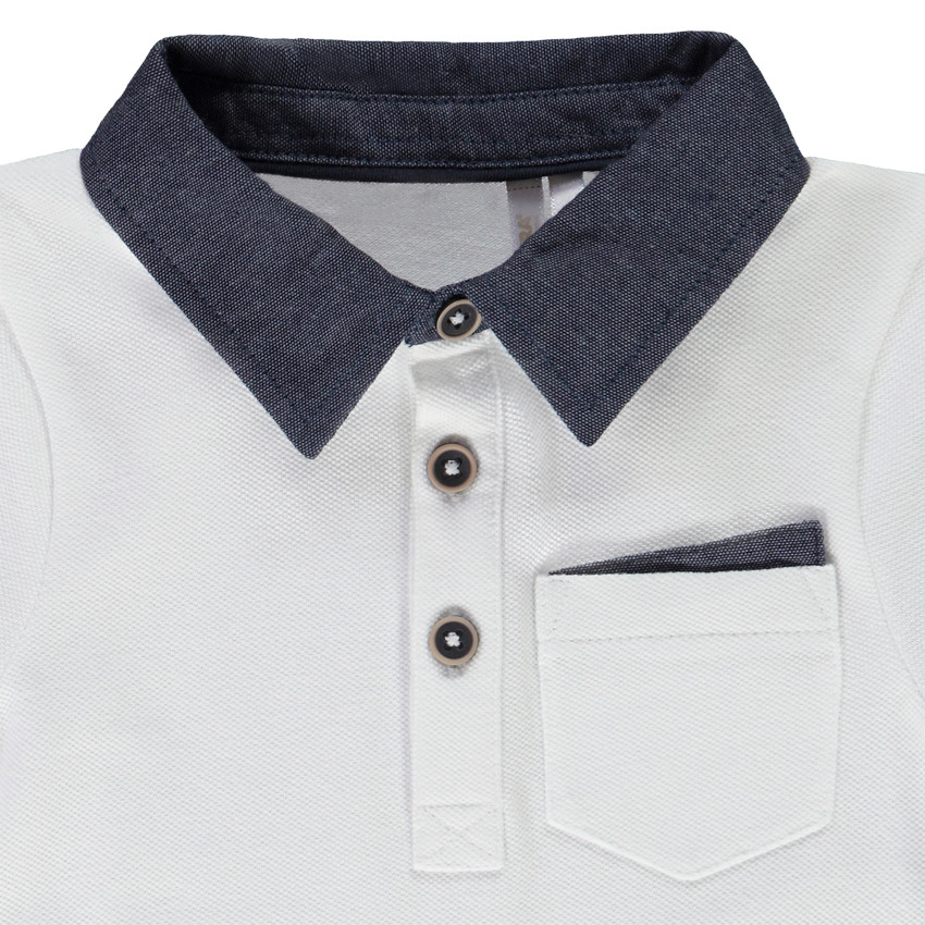Polo manches courtes en coton piqué pour bébé garçon 