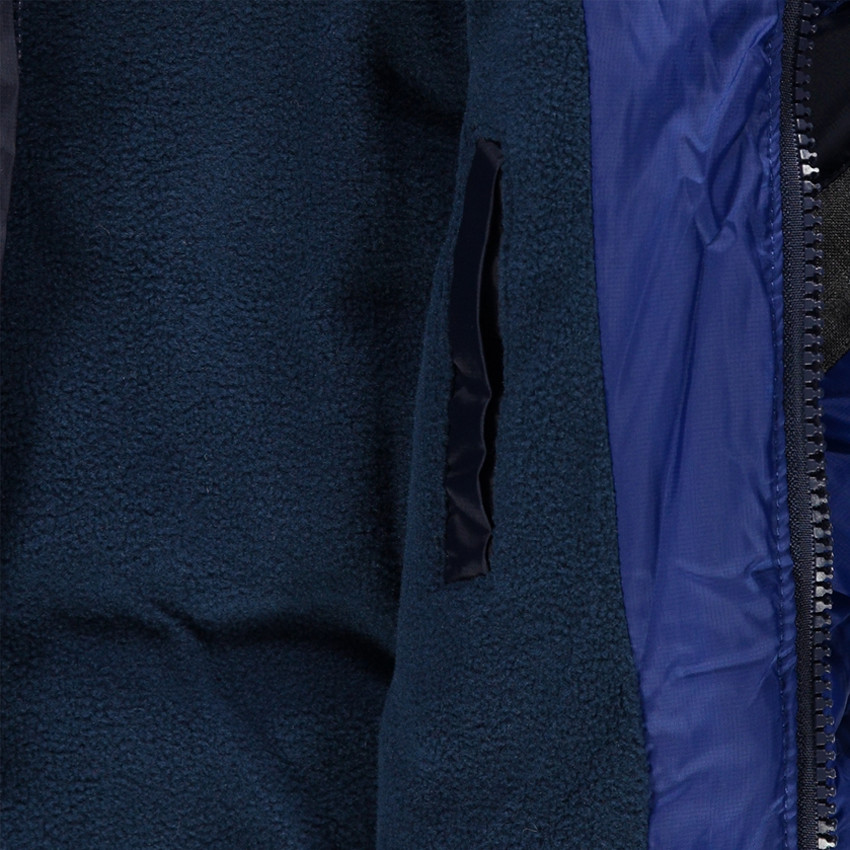 Doudoune ouatinée à capuche amovible et doublure micropolaire 