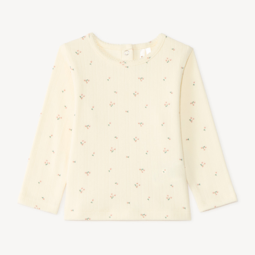 Ensemble 2 pièces bébé fille t-shirt et salopette fantaisie 
