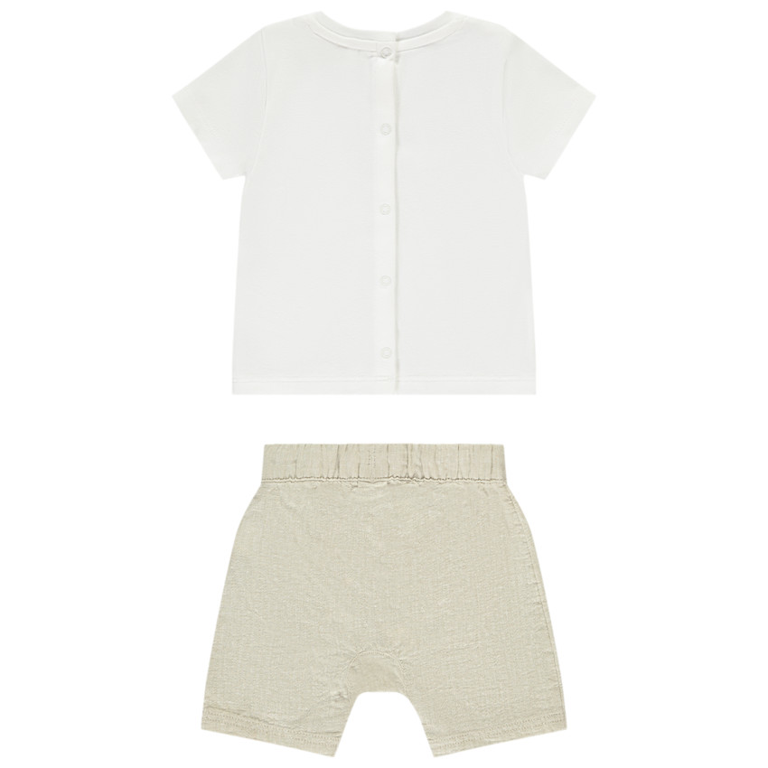 Ensemble 2 pièces printé animaux pour bébé garçon 