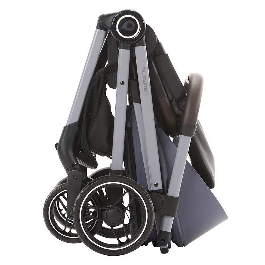 Poussette compacte Flora noir 