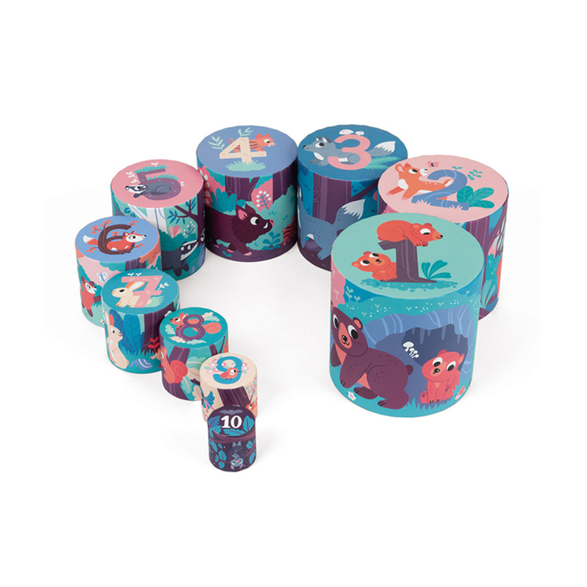 Pyramide ronde - Les Animaux de la forêt  