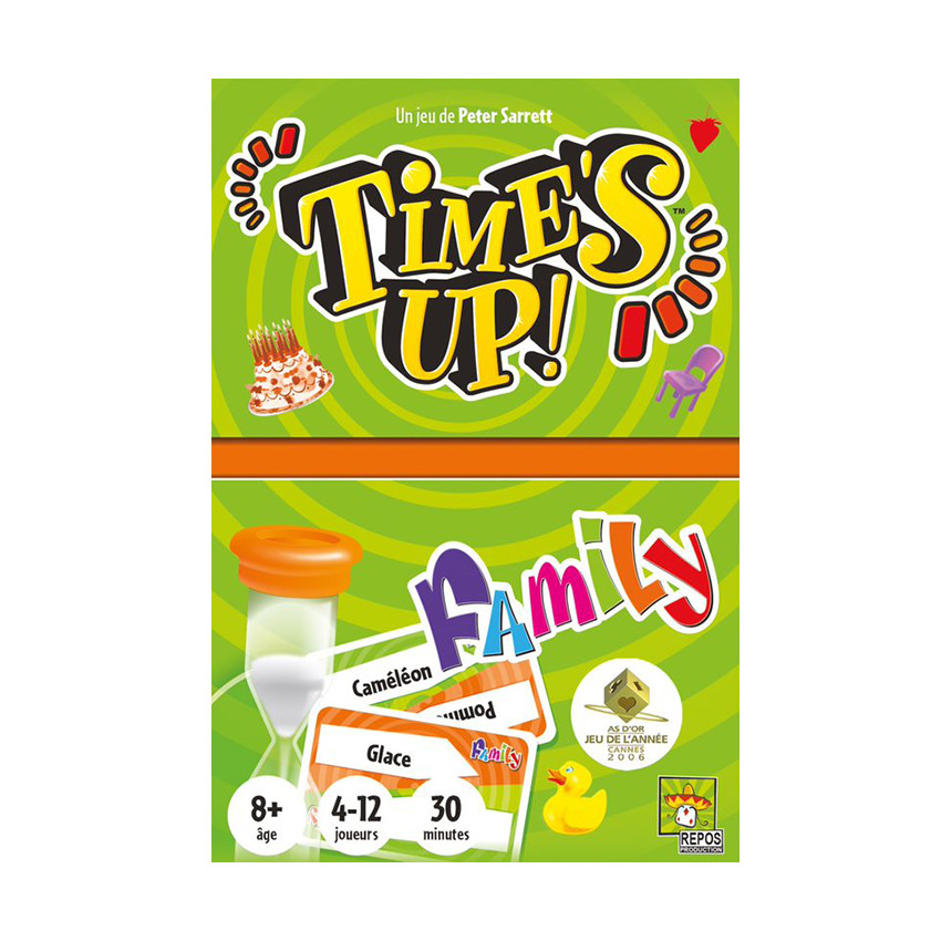 Jeux de société Time's up family – vert