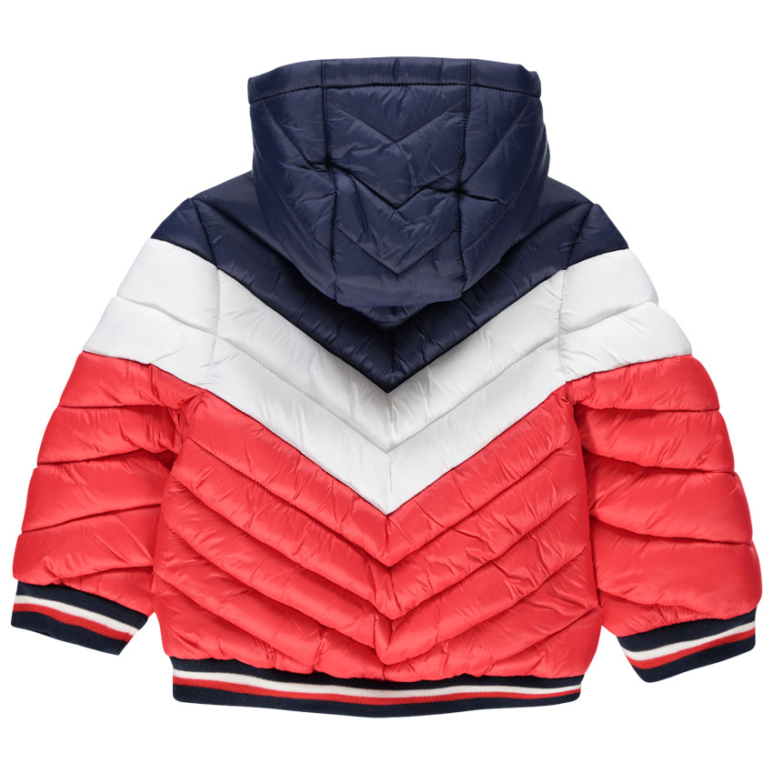 Doudoune matelassée tricolore doublée sherpa 