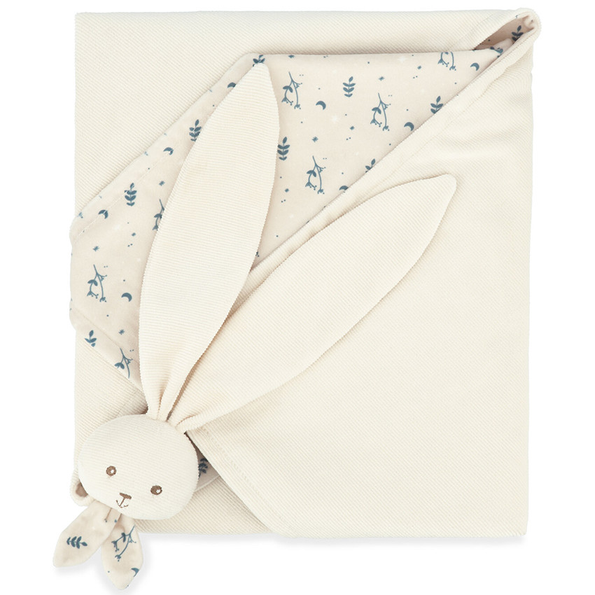 Couverture doudou Lapin Crème 