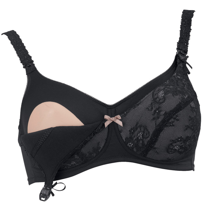 Soutien-gorge d'allaitement avec coques sans armatures 