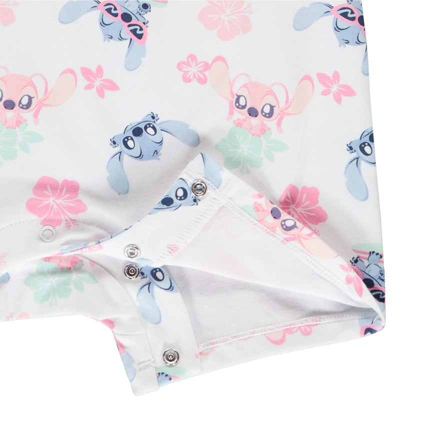 Combinaison courte Stitch Disney pour bébé fille  