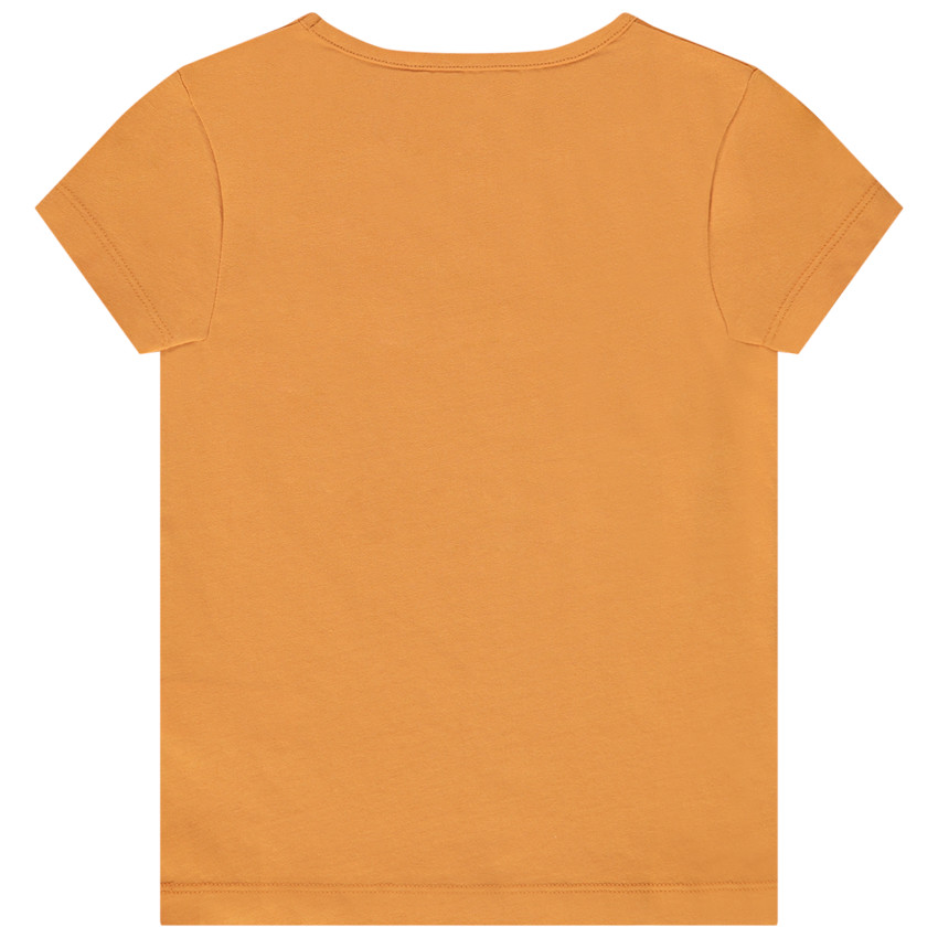 T-shirt manches courtes print fantaisie pour fille 