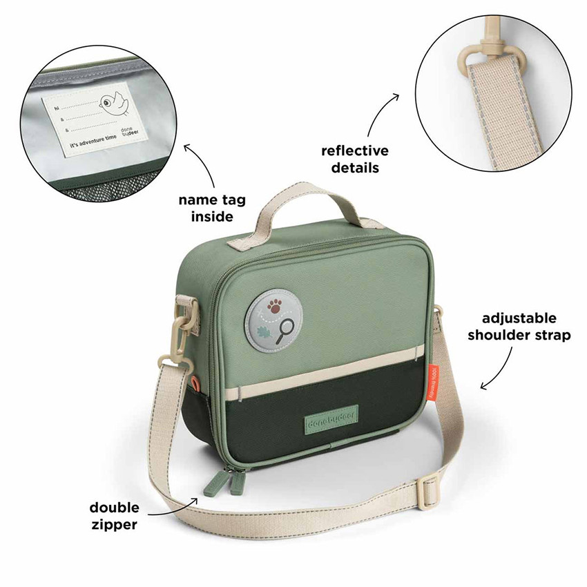Sac-repas isotherme 4L Tiny Trails Vert 