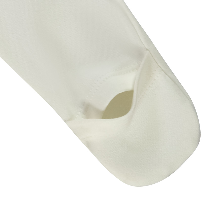 Dors-bien en jersey avec moufles retroussables pour bébé 