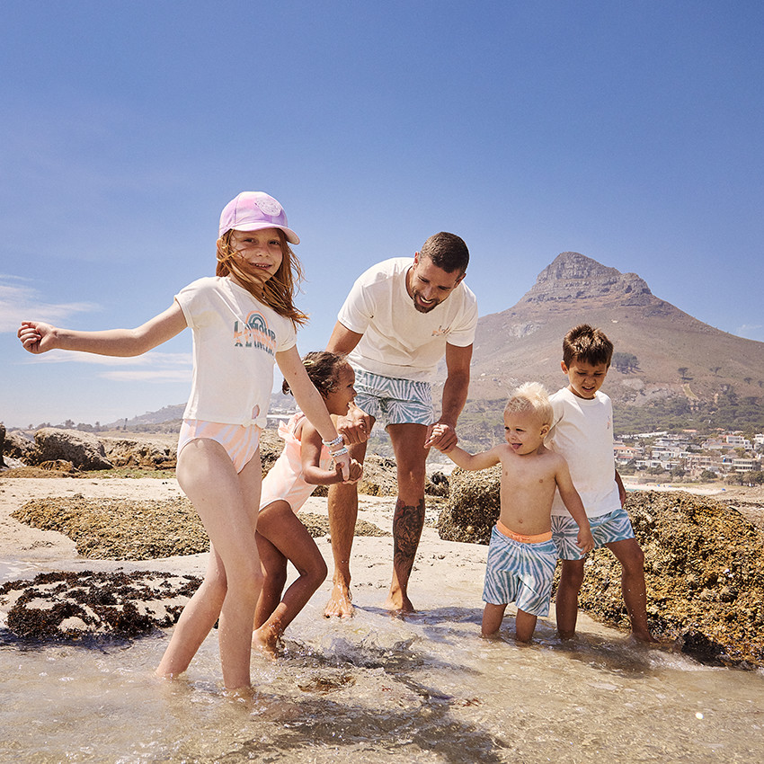 T-shirt manches courtes à prints effet dégradé pour garçon 