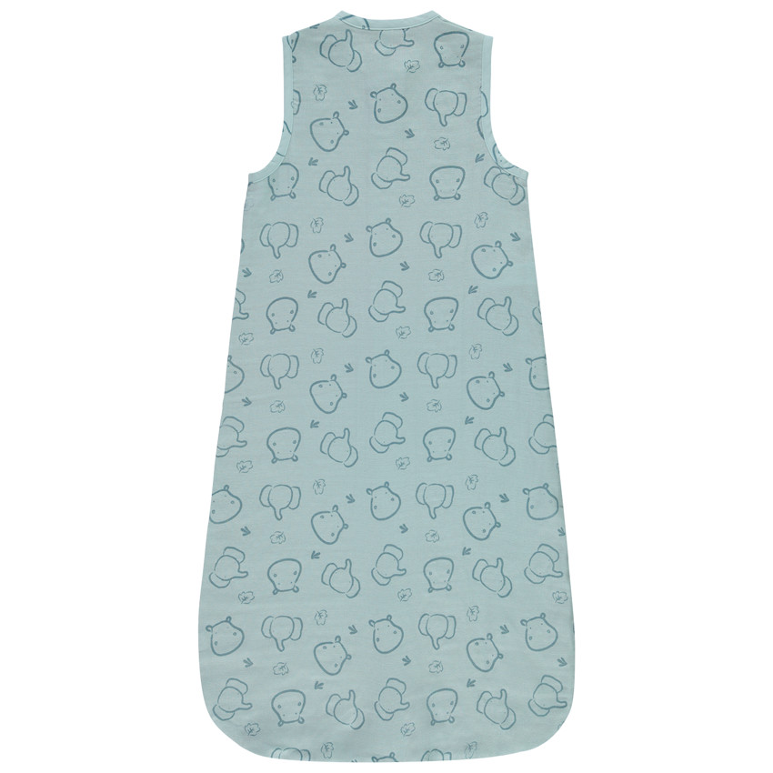 Gigoteuse sans manches en double gaz TOG 0.5 imprimé animaux pour bébé garçon 
