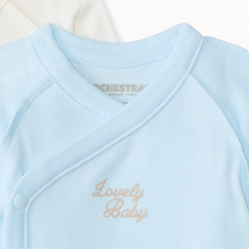 Lot de 5 bodies manches longues fantaisie pour bébé fille prématurée 