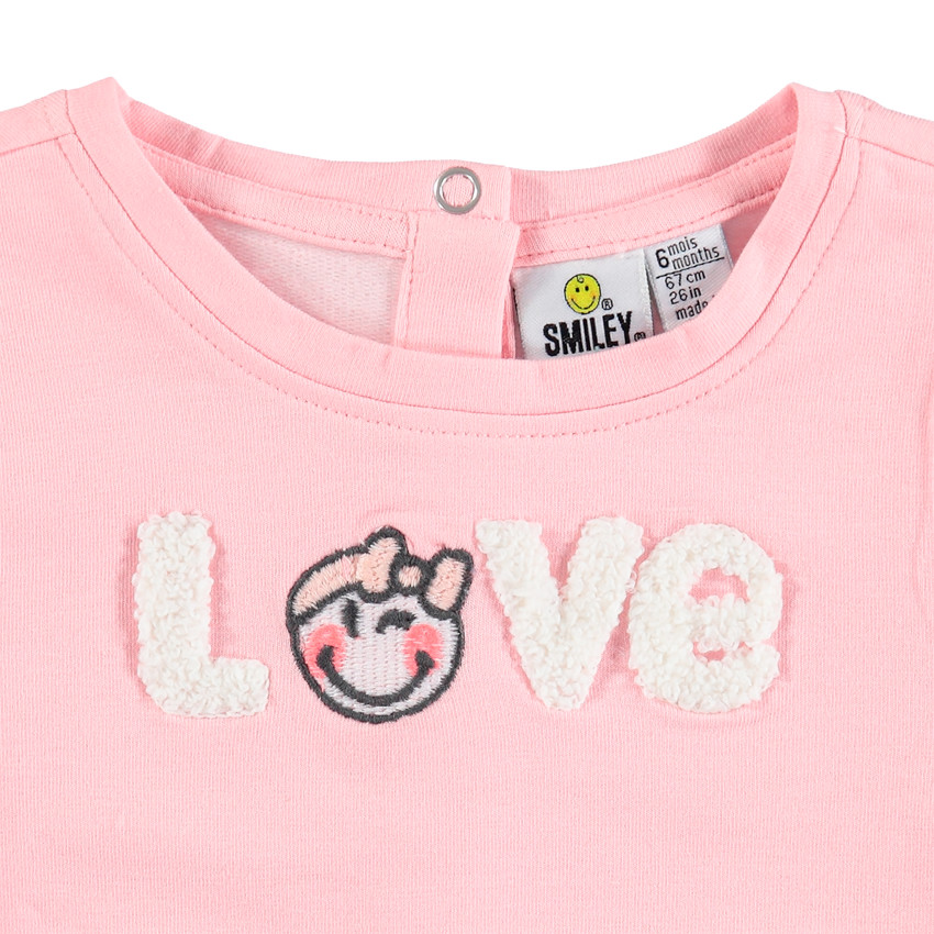 Ensemble avec tunique, sweat et legging Smiley 