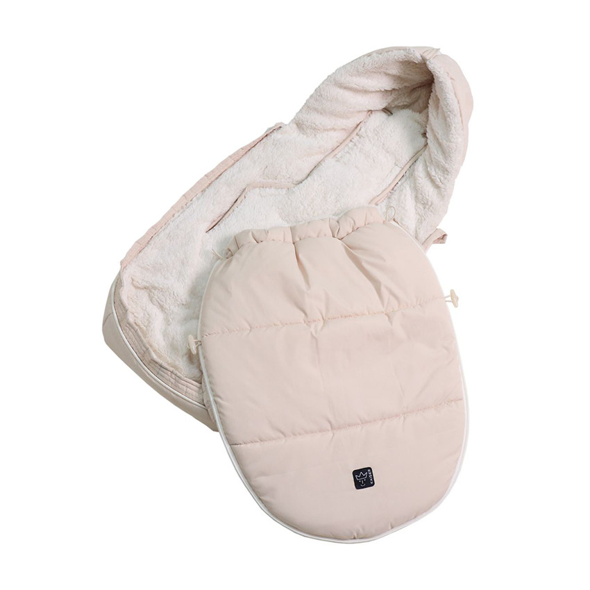 Chancelière doublée sherpa Hoody 2.0 sand cream 