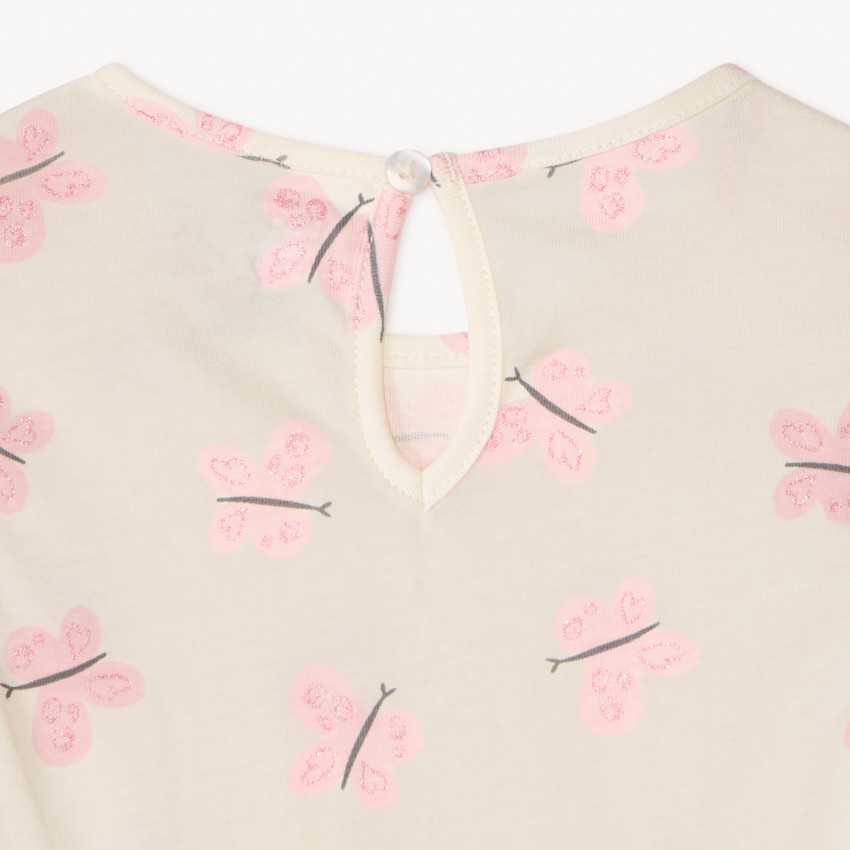 Lot de t-shirt manches courtes fantaisie pour bébé fille 