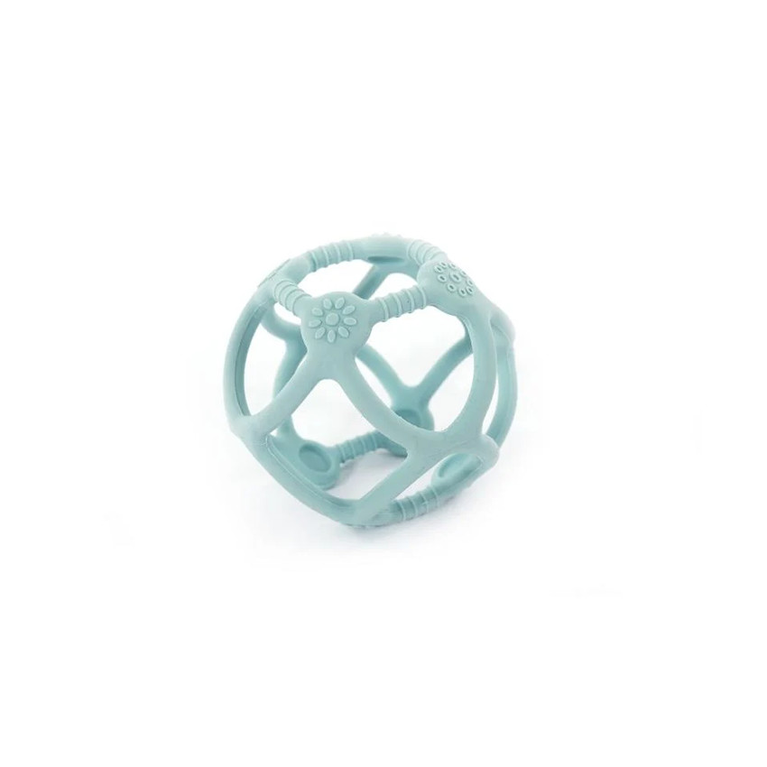 Balle en silicone bleu 