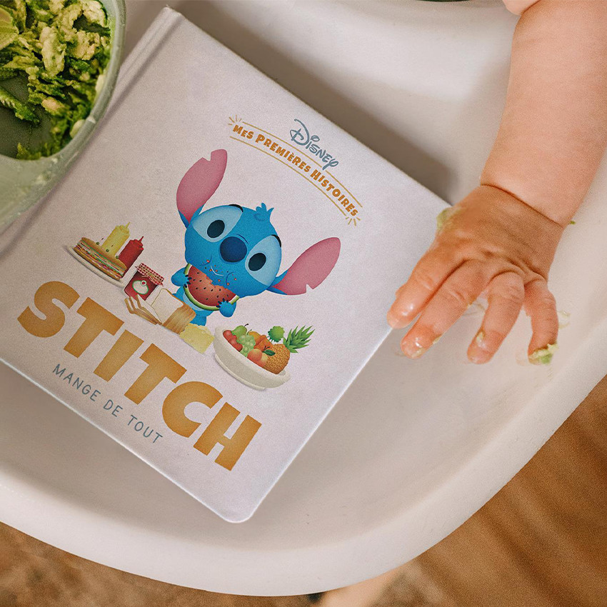 Livre Disney "Mes premières histoires - Stitch mange de tout" 