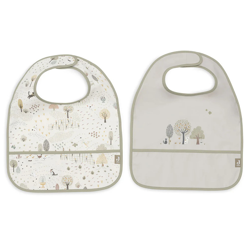 Bavoir imperméable - Tiny Park - 2 Pcs 