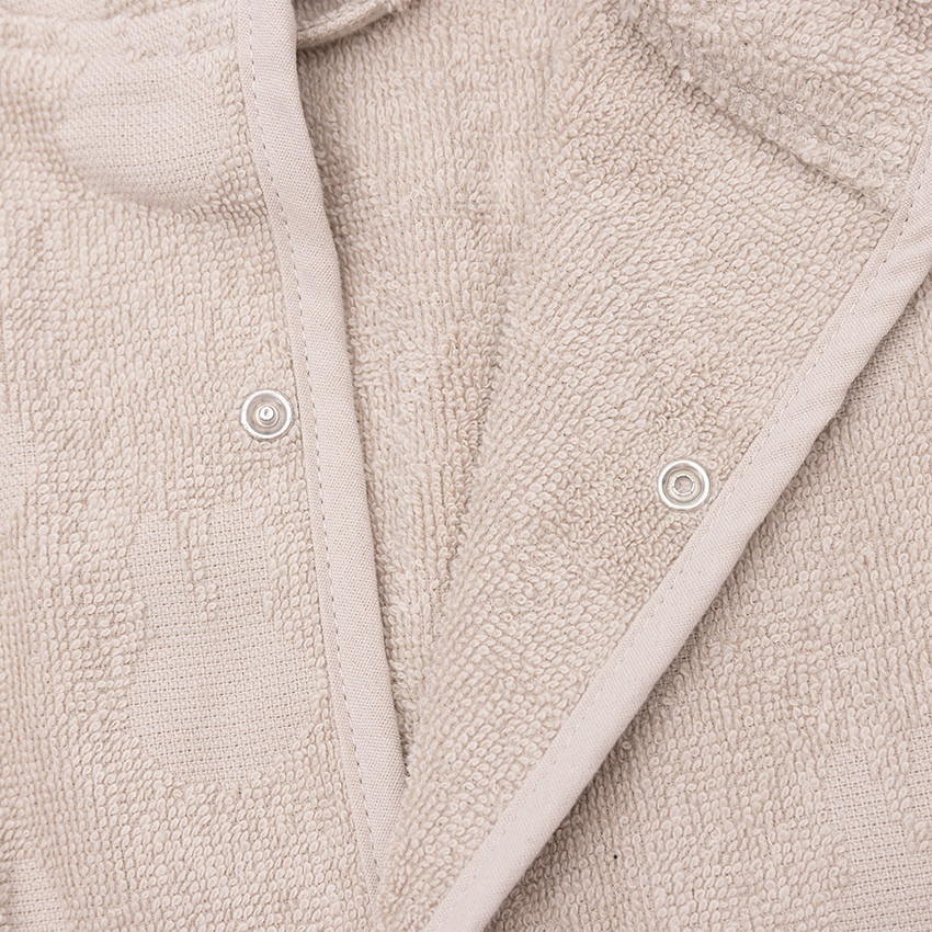 Peignoir de bain éponge 1-2 ans en jacquard Miffy nougat 