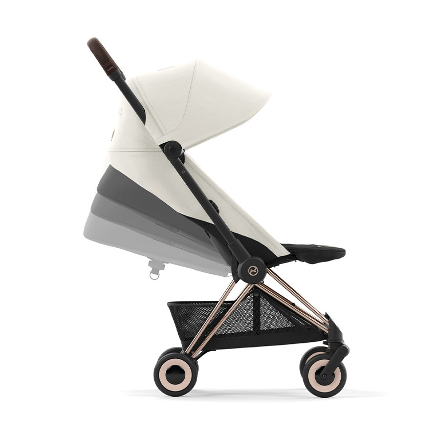 Poussette ultra-compacte Coya rosegold/off white 