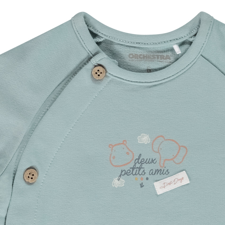 Ensemble 2 pièces matelassé pour bébé  