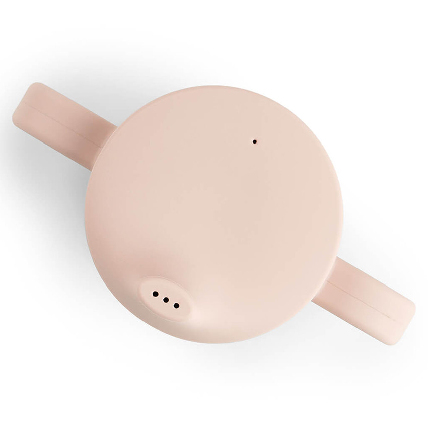 Tasse d'apprentissage en silicone Tiny farm Rose 