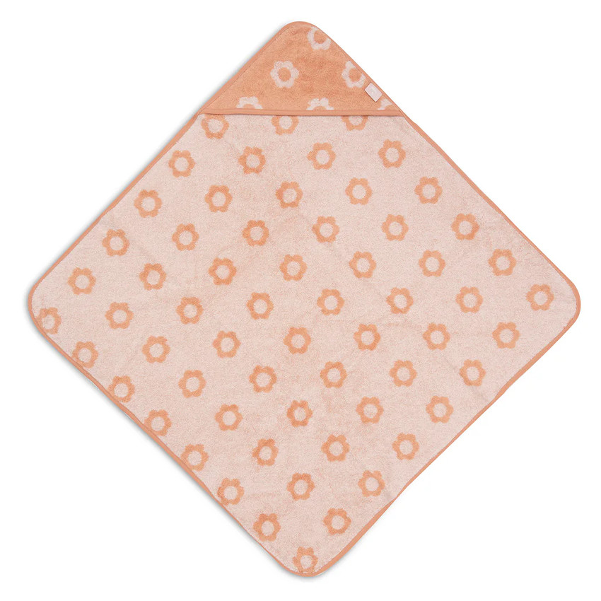 Cape de bain éponge 75x75cm Jacquard Flower 