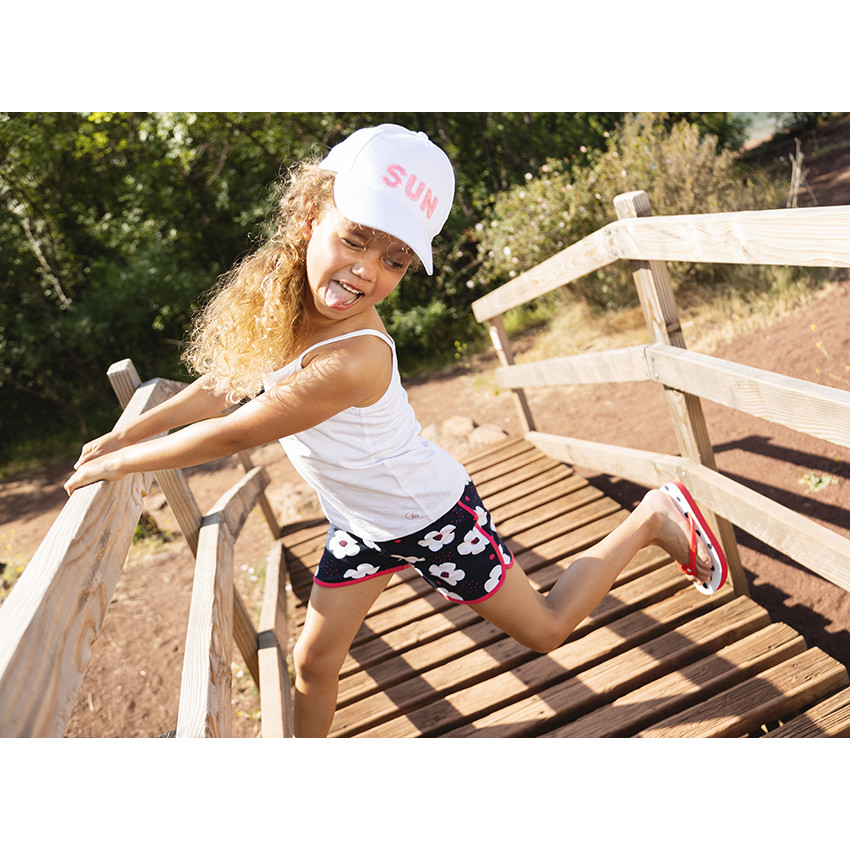 Casquette à sequins pour fille 