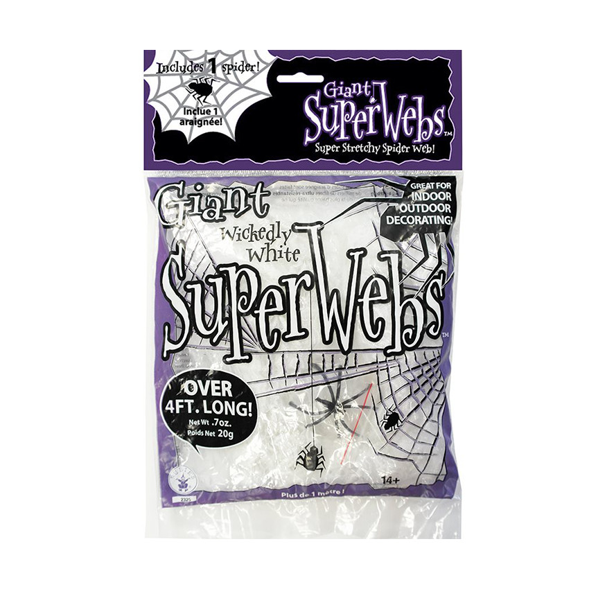 Toile d'Araignée + 1 Araignée - Blanc 