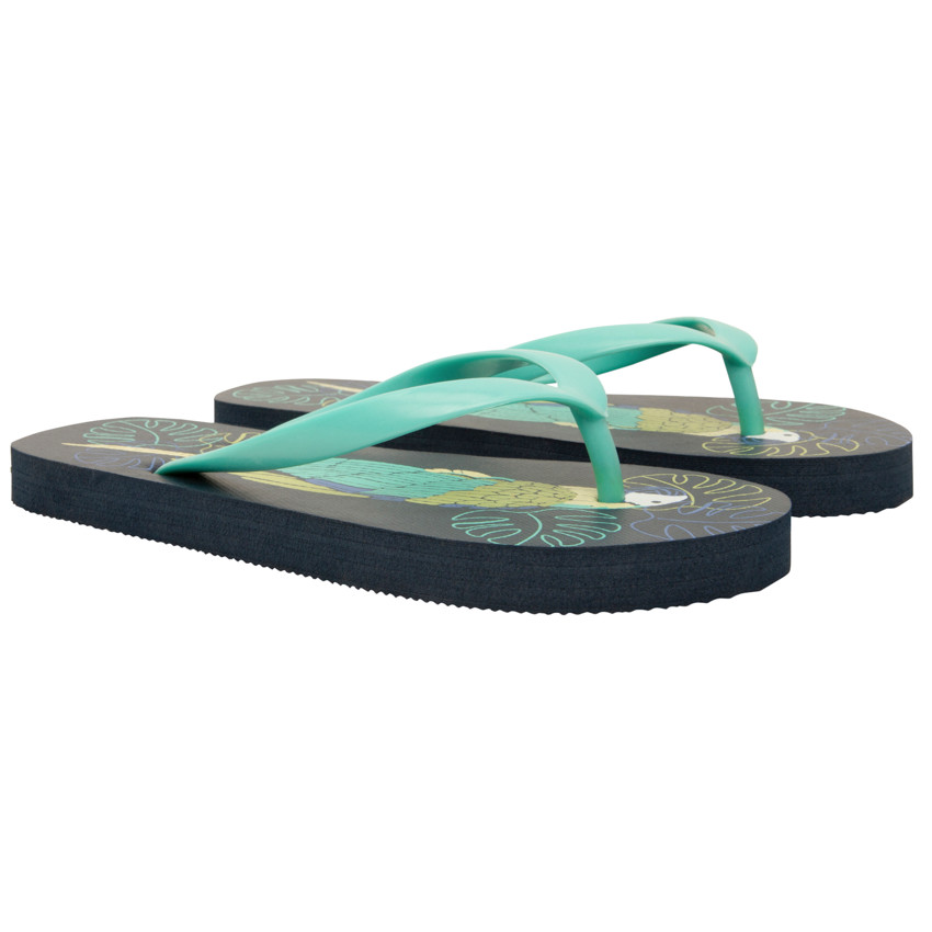 Tongs print perroquet pour garçon avec lanière selon l'âge 