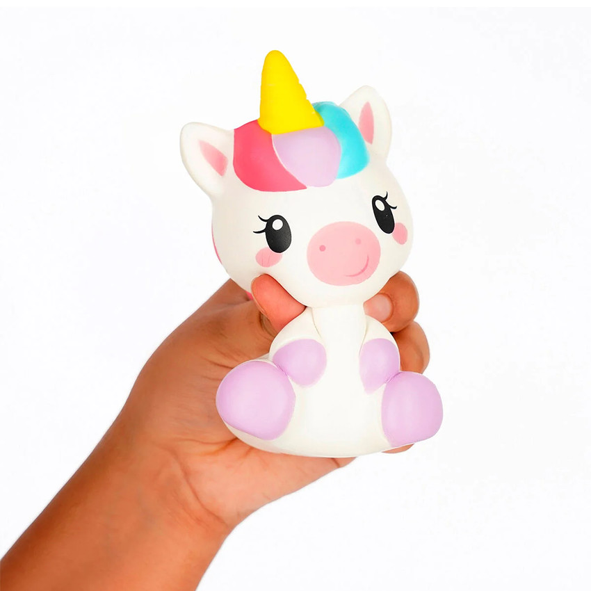 Jouet en mousse anti-stress parfumé Licorne 