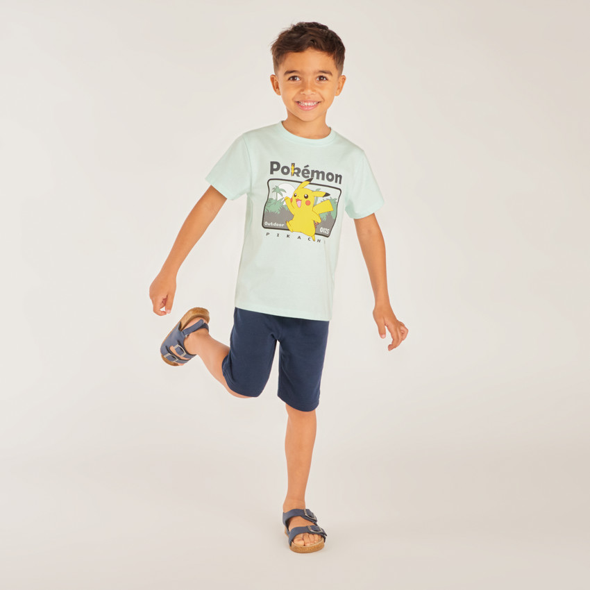 T-shirt manches courtes Pikachu Pokémon pour garçon  