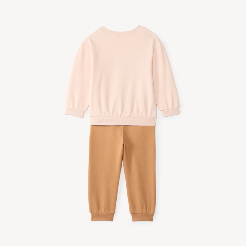 Ensemble de jogging bébé fille print nœud 