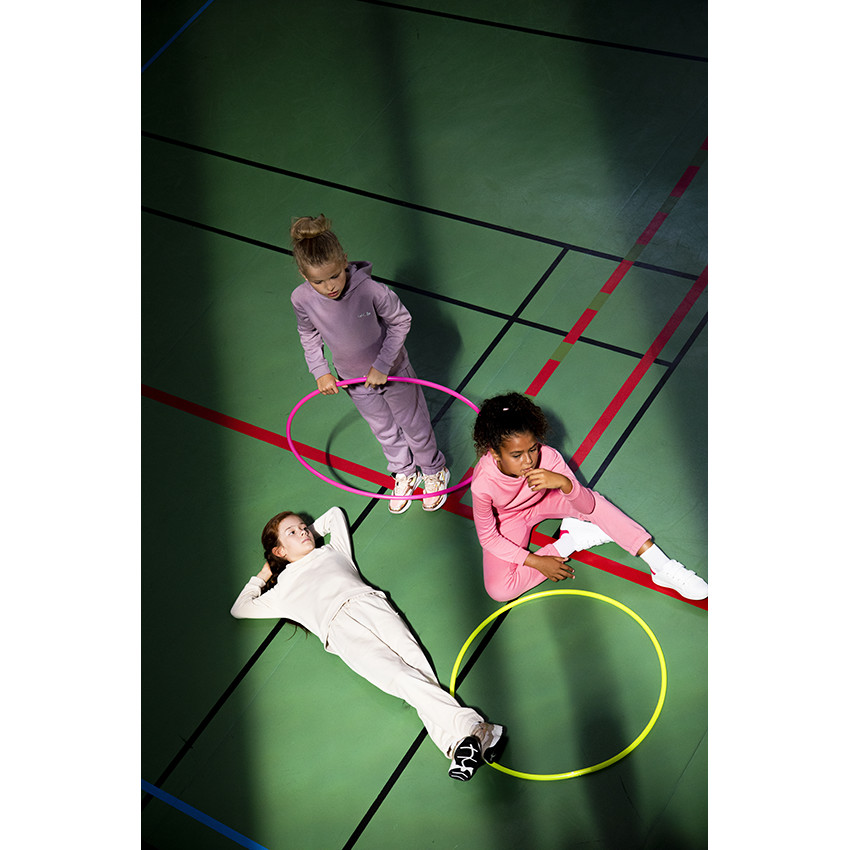 Pantalon de jogging en molleton gratté uni pour fille 