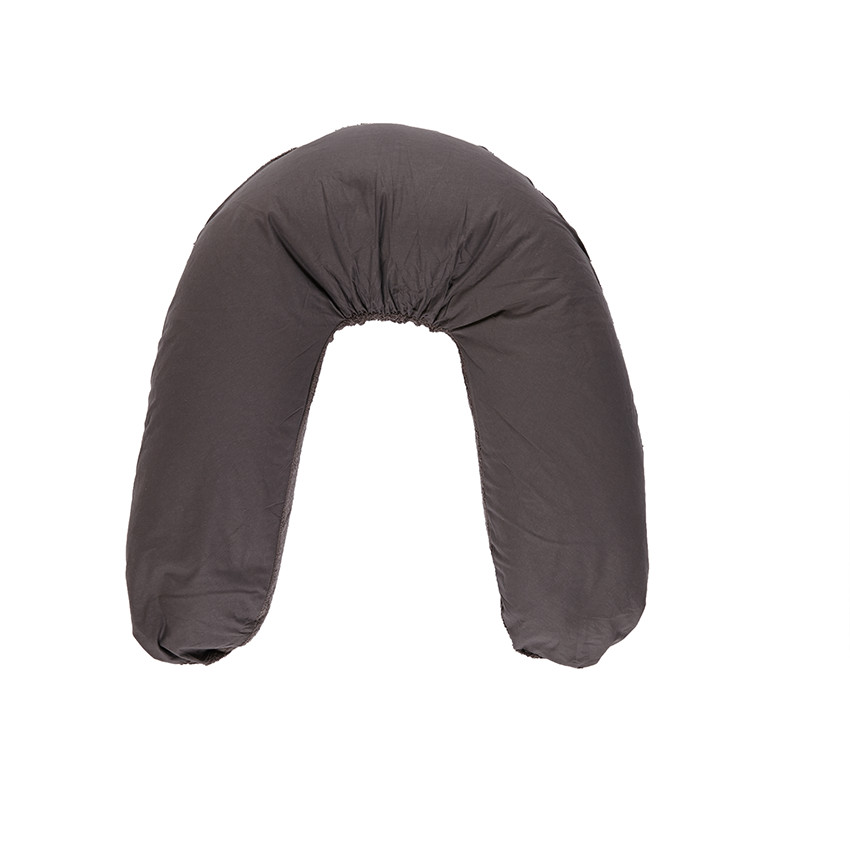 Housse de coussin d'allaitement - Gris anthracite 