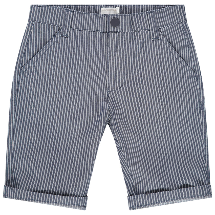 Bermuda à rayures verticales pour enfant garçon