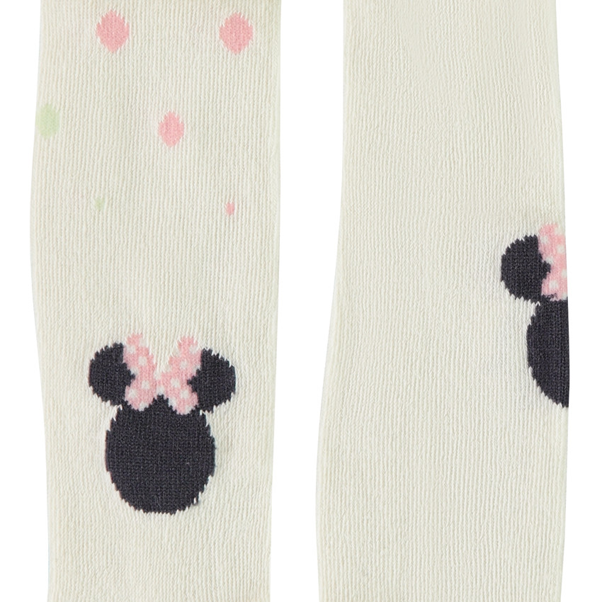 Lot de 2 collants épais Minnie Disney pour bébé fille 
