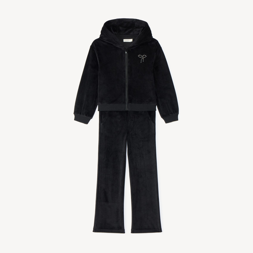 Ensemble de jogging en velours fille 