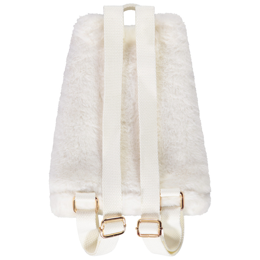 Sac à dos en fausse fourrure pour bébé fille 