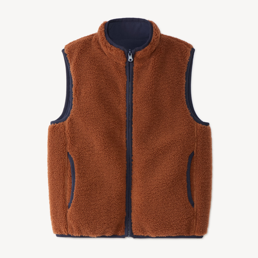 Veste sans manches réversible garçon 