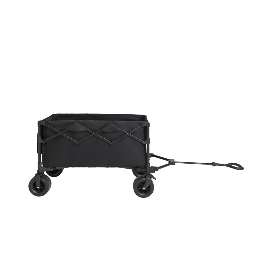 Chariot de transport pliable noir 