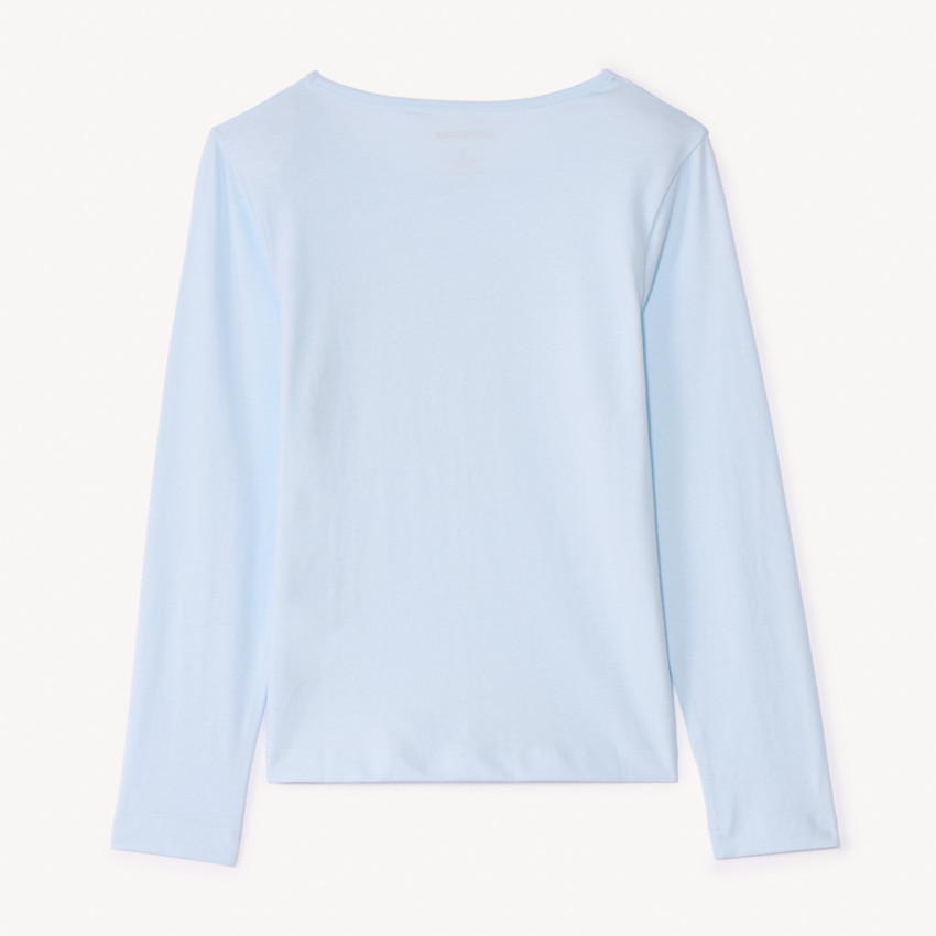 T-shirt manches longues printé pour fille 